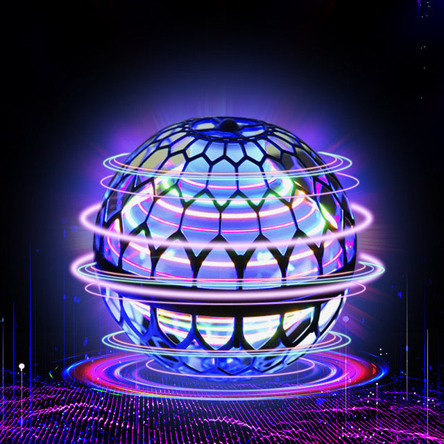 Flying boomerang ball