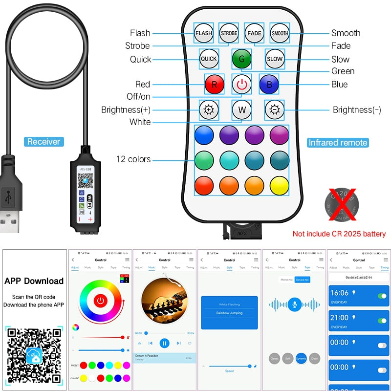 STRIP LIGHTS BLUETOOTH
