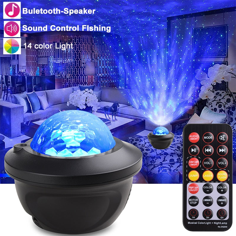 Galaxy sky projector