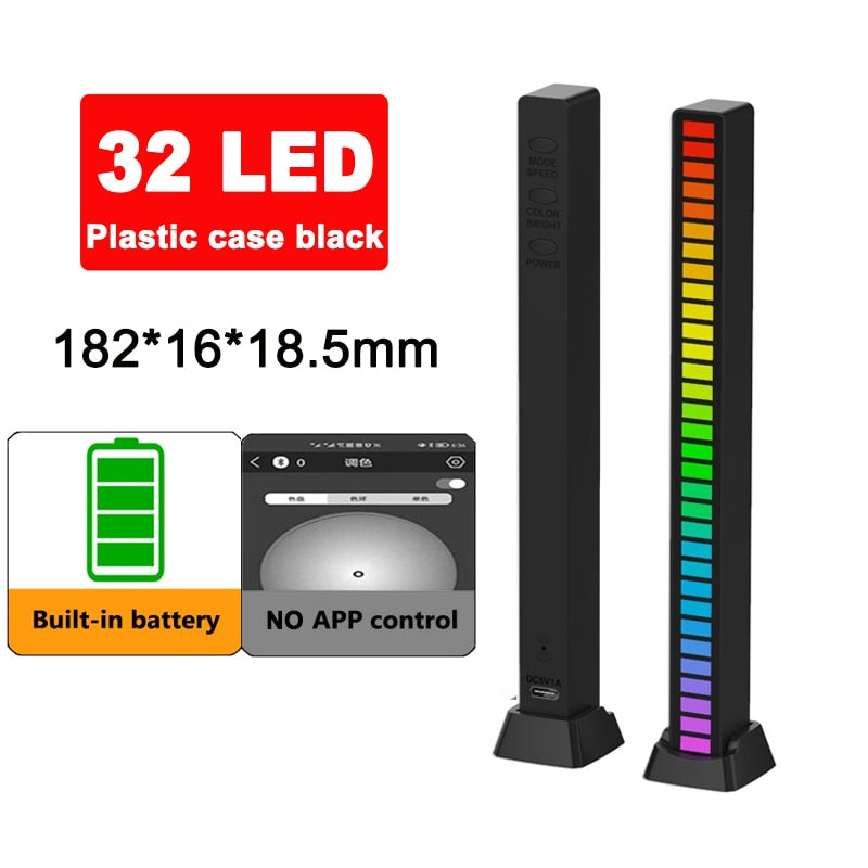 LED music responding lights