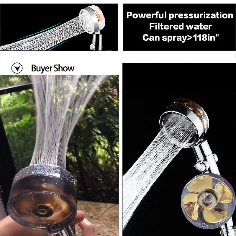 Propeller shower head 🚿
